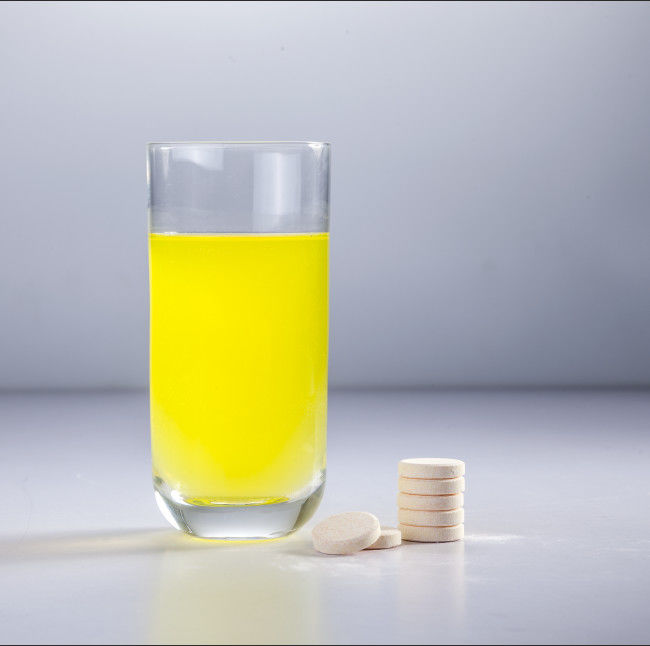 La energía bebe las tabletas del calcio y de la vitamina D, sabor efervescente de la naranja de las tabletas del calcio